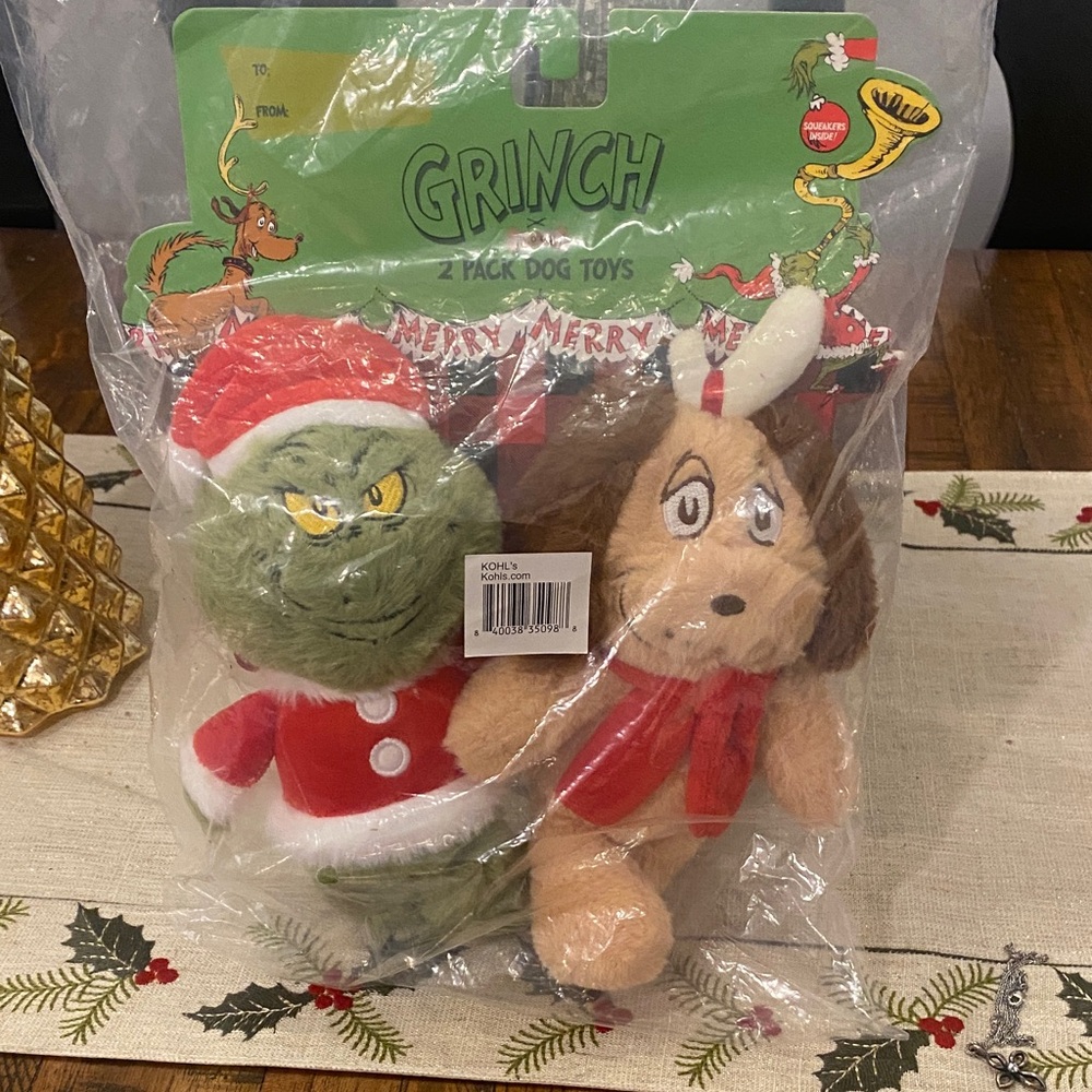 Grinch and Max Dog Toys 2 pk - Picture 6 of 7